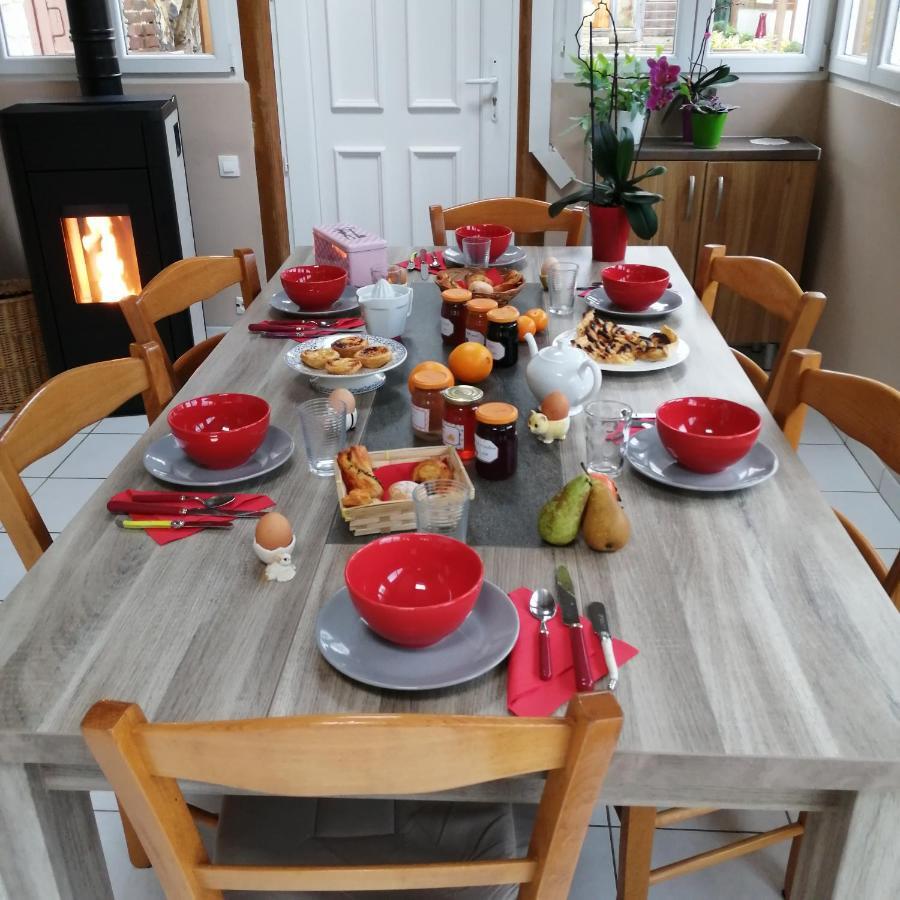Chez Pimline Bed and Breakfast Saint-Aubin-sur-Quillebeuf Exteriör bild